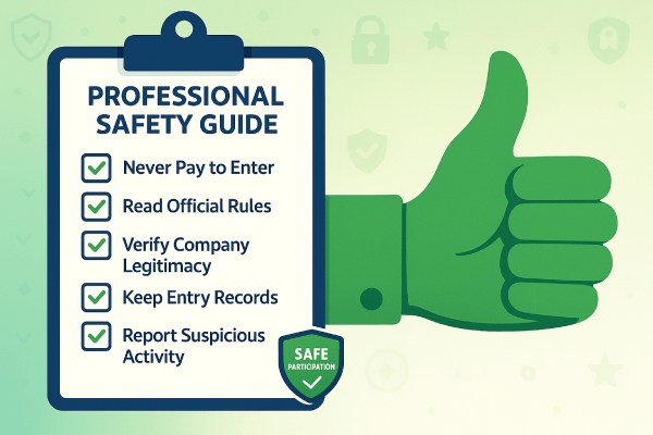 Guide to safe sweepstakes participation